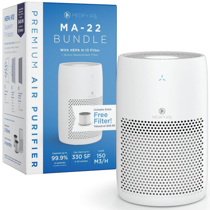 Medify Air MA-22 Value Pack White with 1 extra filter