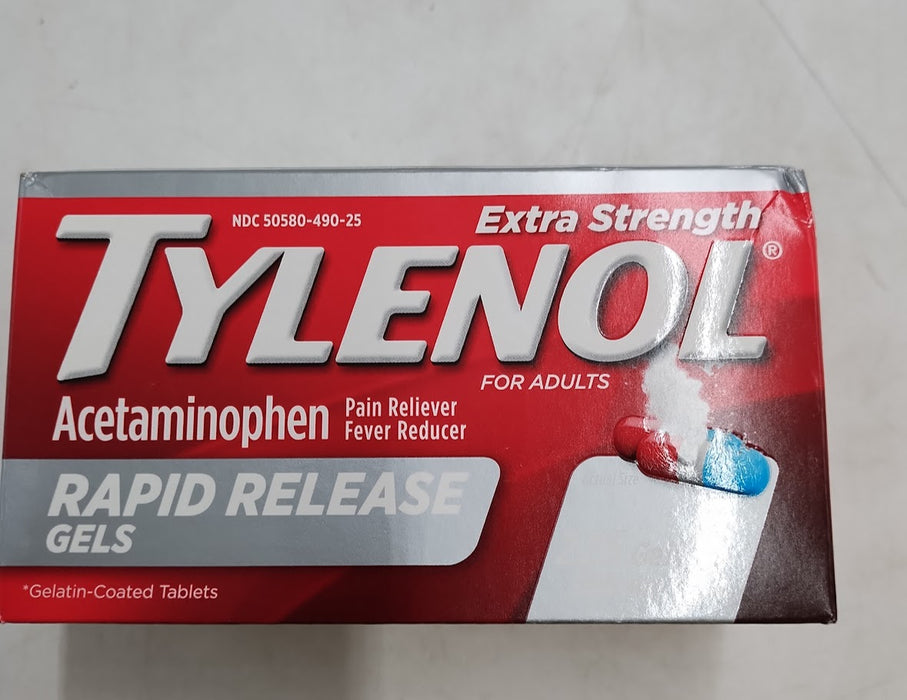 Tylenol Extra Strength Rapid Release Gelcaps-Acetaminophen- 225ct EXP: 04/2027