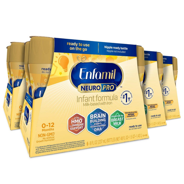 SINGLE BOTTLE Enfamil NeuroPro Ready to Feed Infant Formula Bottles - 48 fl oz
