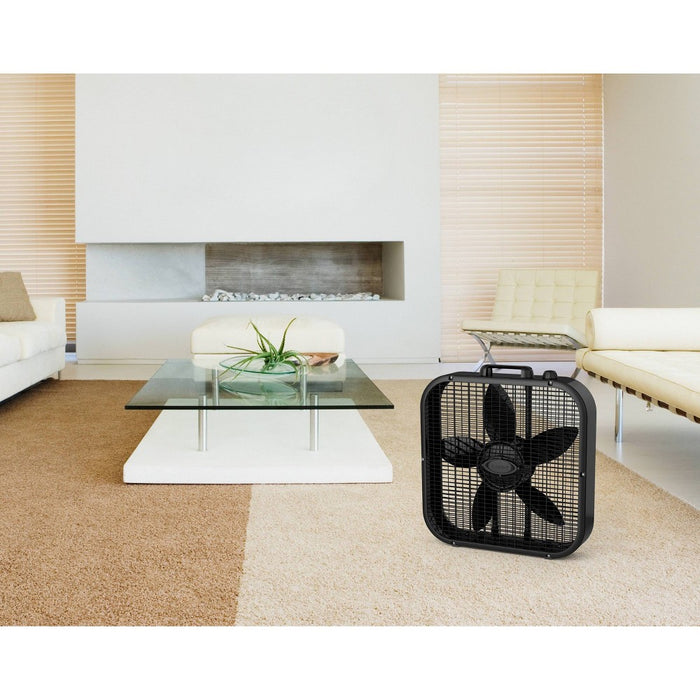 Lasko Box Fan Black