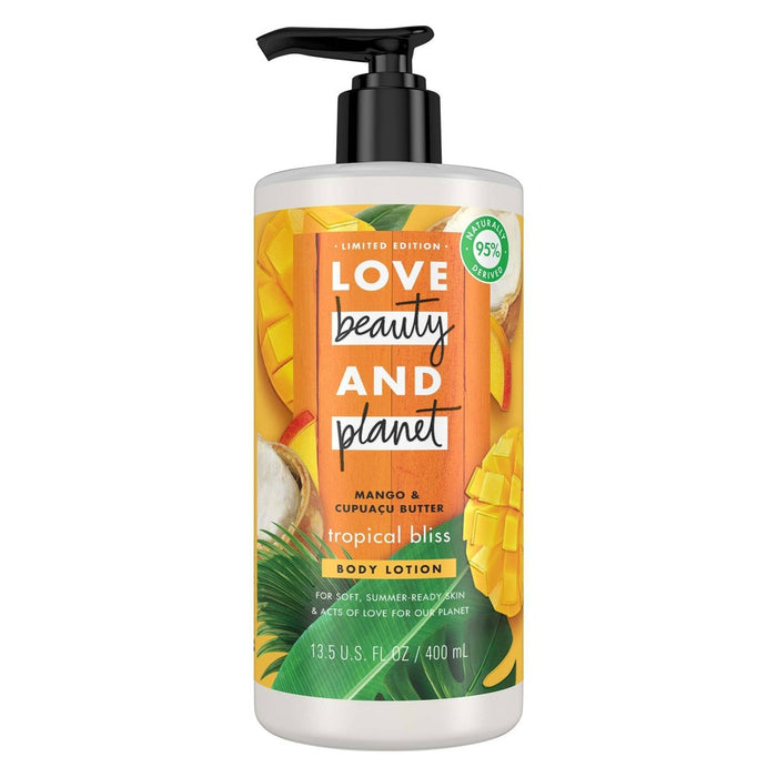 Love Beauty and Planet Mango & Cupuacu Butter Tropical Bliss Body Lotion - 13.5 fl oz