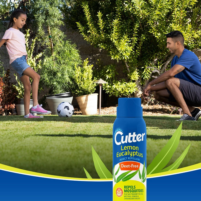 4oz Lemon Eucalyptus Insect Repellant Aerosol Spray - Cutter