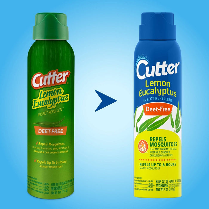 4oz Lemon Eucalyptus Insect Repellant Aerosol Spray - Cutter