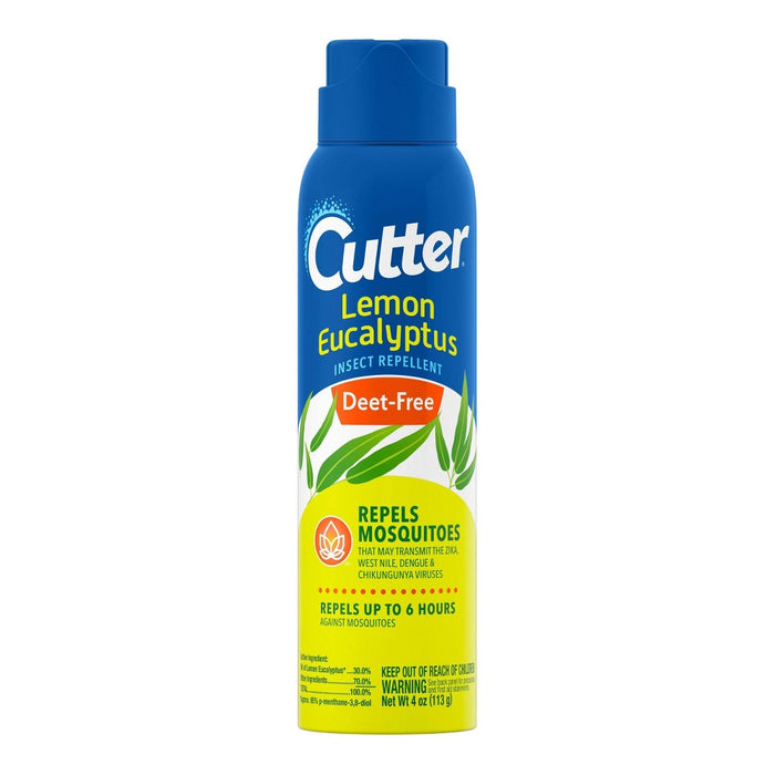 4oz Lemon Eucalyptus Insect Repellant Aerosol Spray - Cutter