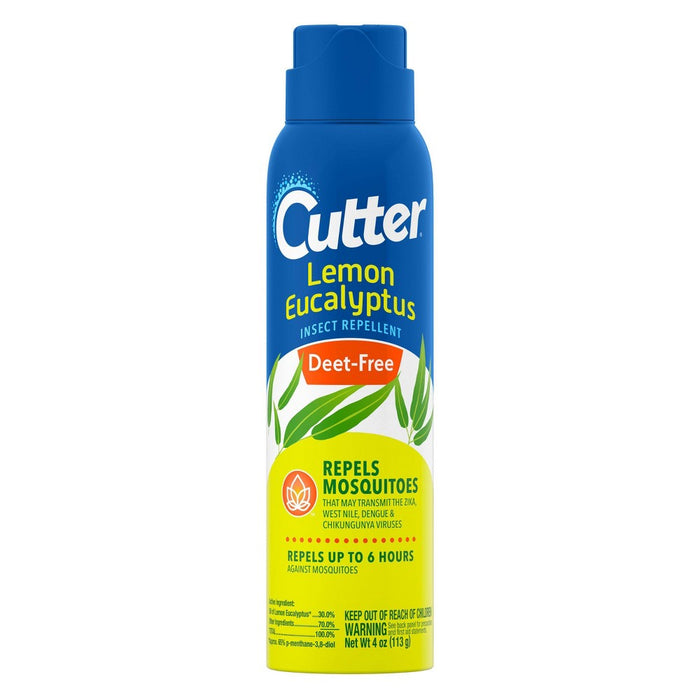 4oz Lemon Eucalyptus Insect Repellant Aerosol Spray - Cutter