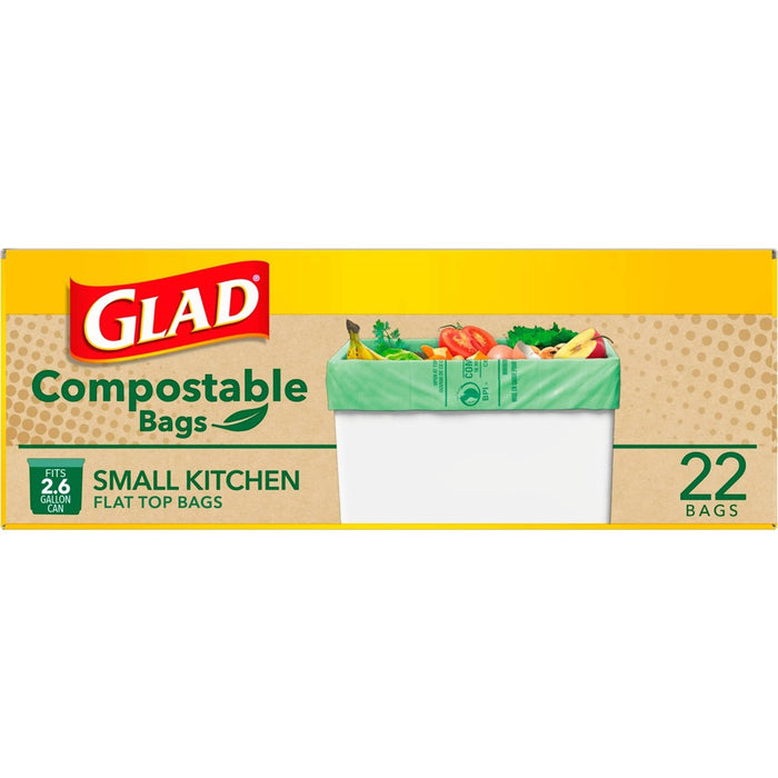 Glad Compost Trash Bags - Unscented - 22ct