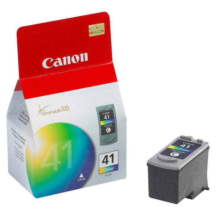 Genuine Canon CL-41 Color Ink Cartridge ChromaLife100 Pixma - New & Sealed