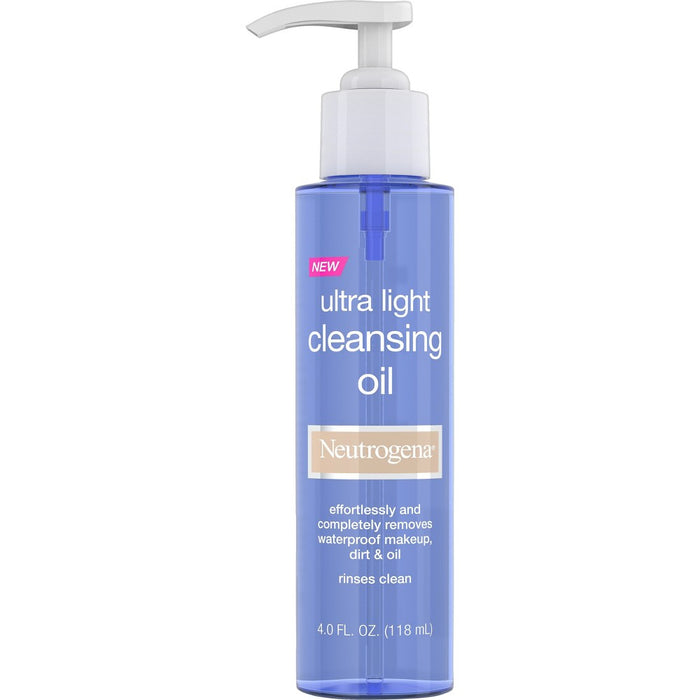 Neutrogena Ultra Light Face Cleansing Oil & Makeup Remover - 4 fl oz