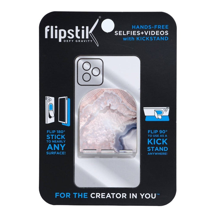 Flipstik Defy Gravity Cell Phone Stick & Stand - Rose Quartz *NEW & SEALED*