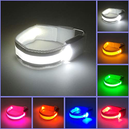 Fall Classics Active Wearable Light Strap with 2 Visible Light Up Modes - Cool Blue
