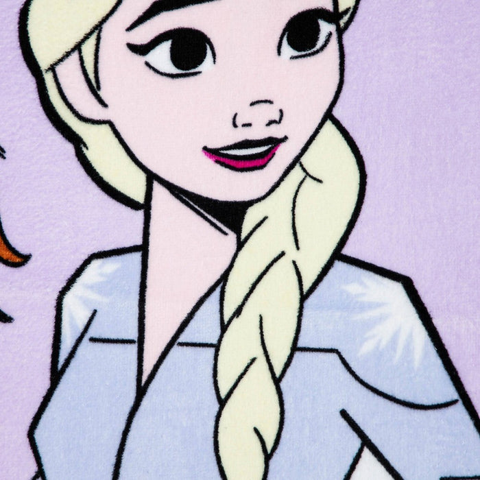 Frozen Beach Towel Purple