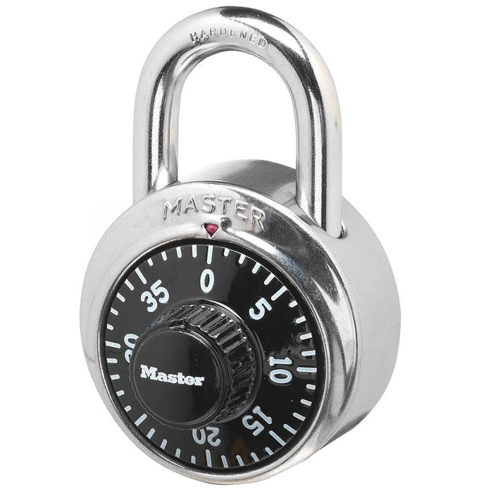 Master Lock 1-7/8" Black Dial Combination Padlock