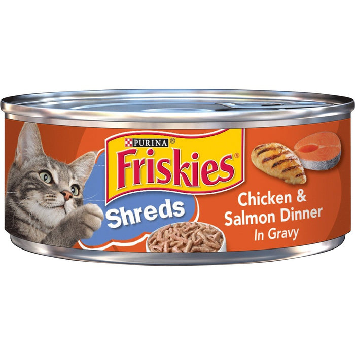 Purina Friskies Shreds Wet Cat Food Chicken & Salmon Dinner 2 for $1