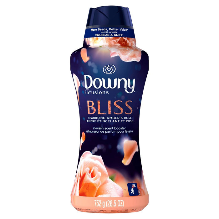 Downy Infusions Bliss Sparkling Amber & Rose In-Wash Scent Booster Beads - 26.5oz