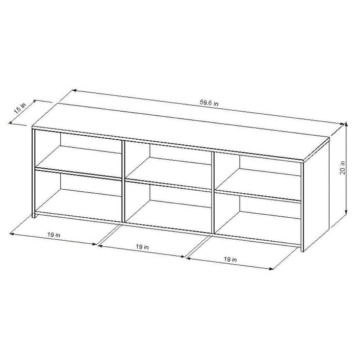 Storage TV Stand for TVs up to 70" Black - Room Essentials™ (LOCAL PICKUP ONLY)