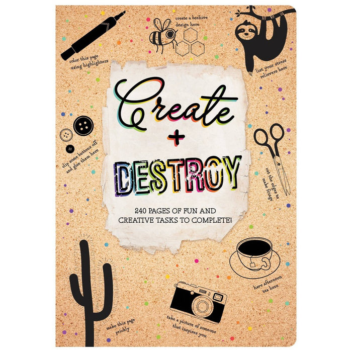 Create & Destroy Activity Book - Piccadilly *BRAND NEW*