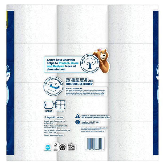 Charmin Ultra Soft Toilet Paper - 12 Mega Rolls