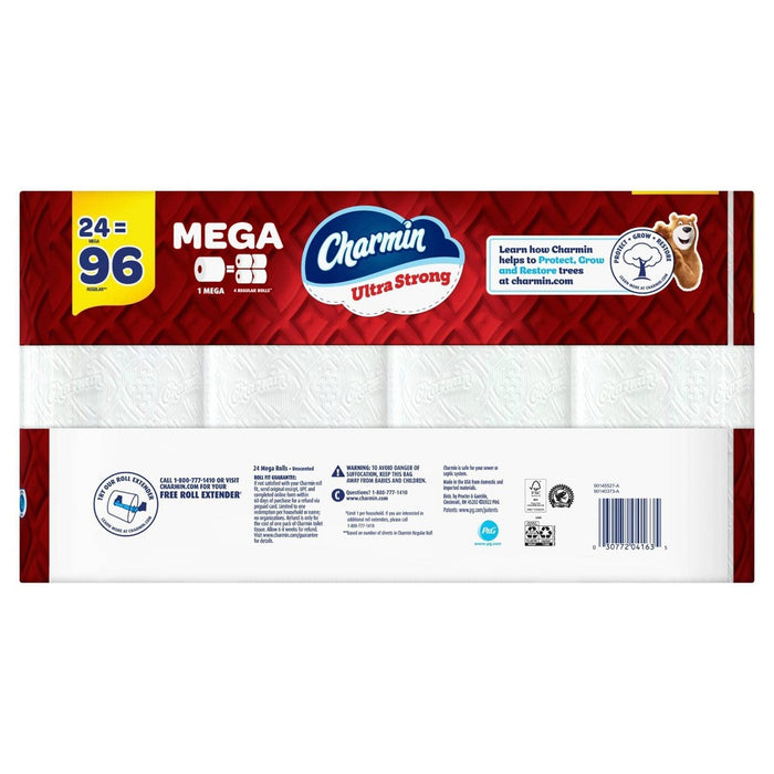 Charmin Ultra Strong Toilet Paper - 24 Mega Rolls