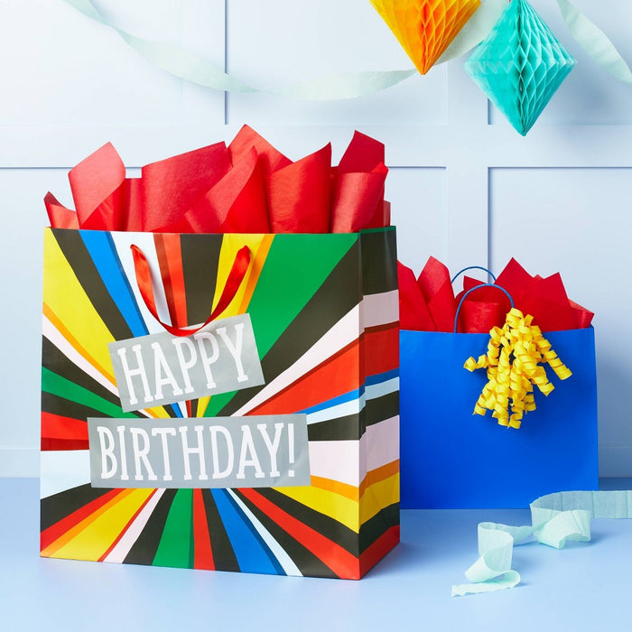 8ct Pegged Tissue Paper Red - Spritz™