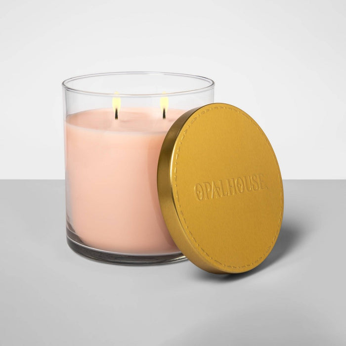 15.1oz Lidded Glass Jar 2-Wick Candle Mango Coconut - Opalhouse™