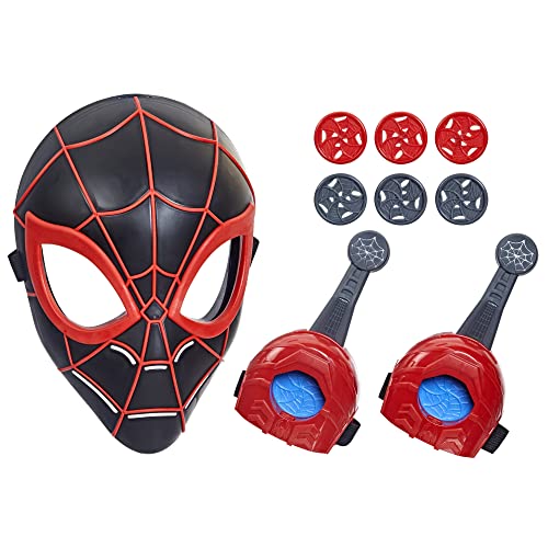 Spider-Man Marvel Across The Spider-Verse Miles Morales Costume Mask & Gauntlets