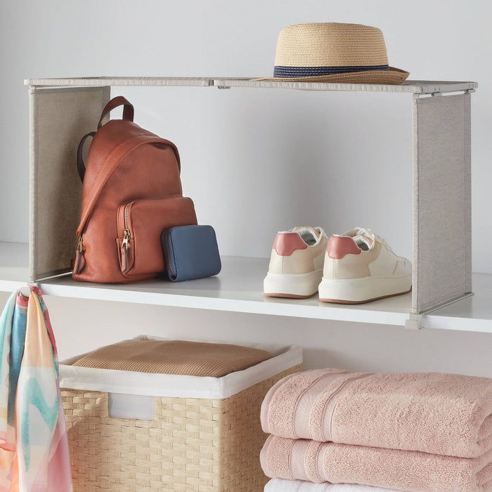 26" Foldable Shelf Divider Gray - Brightroom™