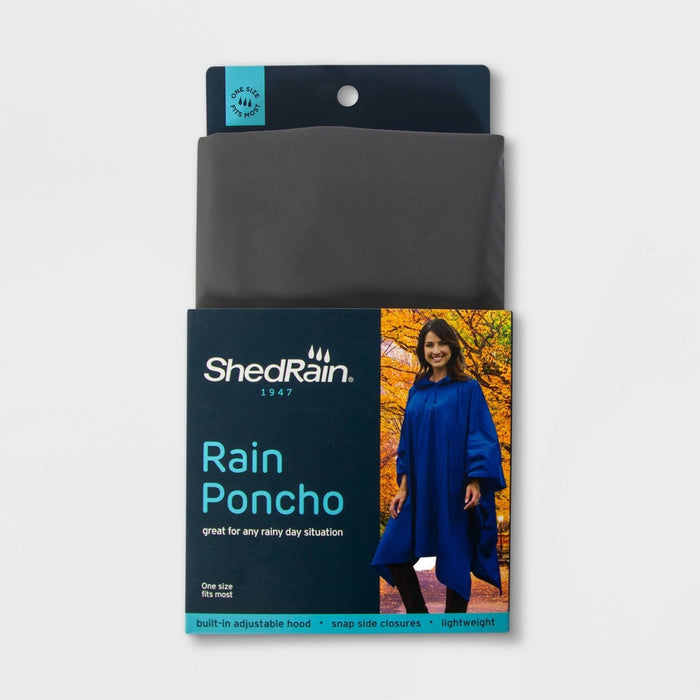 ShedRain Poncho - Charcoal