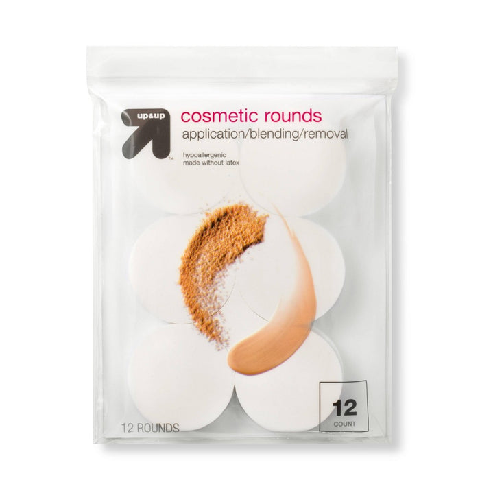Latex Free Cosmetic Rounds - 12ct - up & up™