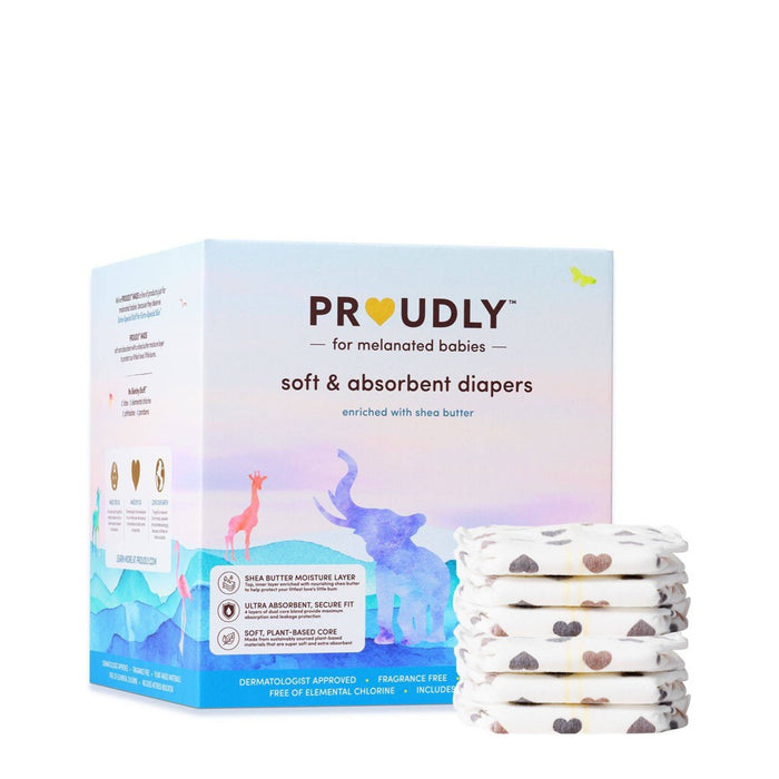 PROUDLY COMPANY Soft & Absorbent Diapers - Size 1 - 68ct