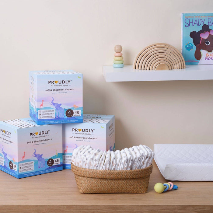 PROUDLY COMPANY Soft & Absorbent Diapers - Size 1 - 68ct