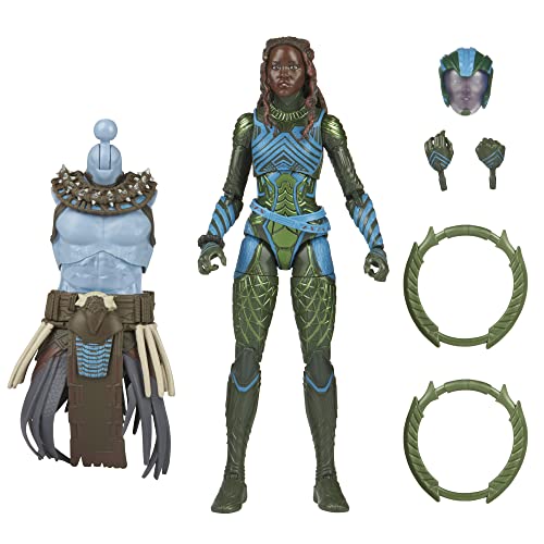 Marvel Legends Series Black Panther Wakanda Forever Nakia 6-inch MCU Action Figure Toy, 5 Accessories, 1 Build-A-Figure Part