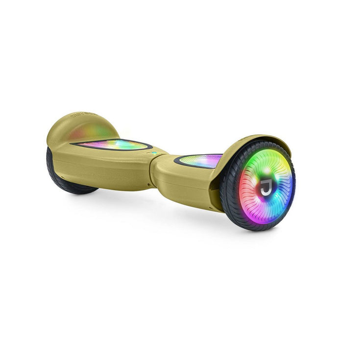 Jetson Mojo Light Up Hover Scooter with Bluetooth Speaker - Brass Gold (LOCAL PICKUP ONLY)