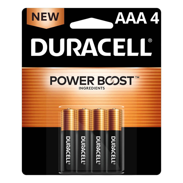 Duracell Coppertop AAA Batteries - 4 Pack Alkaline Battery EXP 03/2035