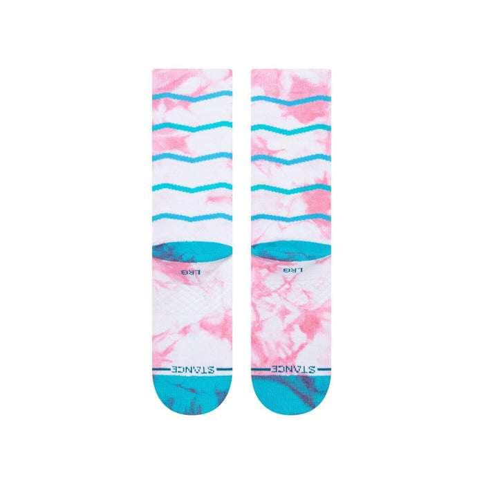 STANCE x WADE Men's Tie-Dye Chevron Crew Casual Socks - L