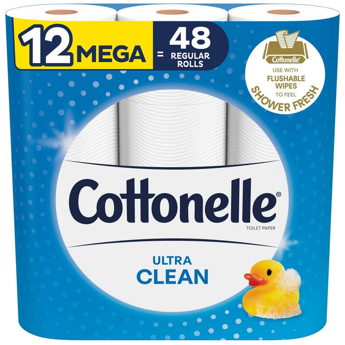 Cottonelle Ultra CleanCare Toilet Paper - 12 Mega Rolls