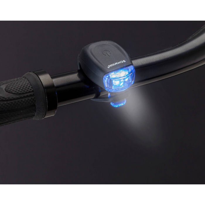 Schwinn Quick Wrap Bike Lights 2LED - Black
