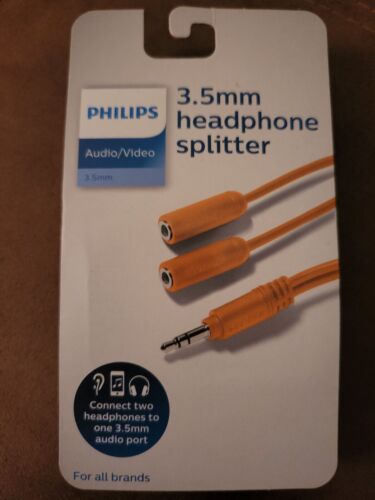 Philips 3.5mm Stereo Audio Splitter Cable
