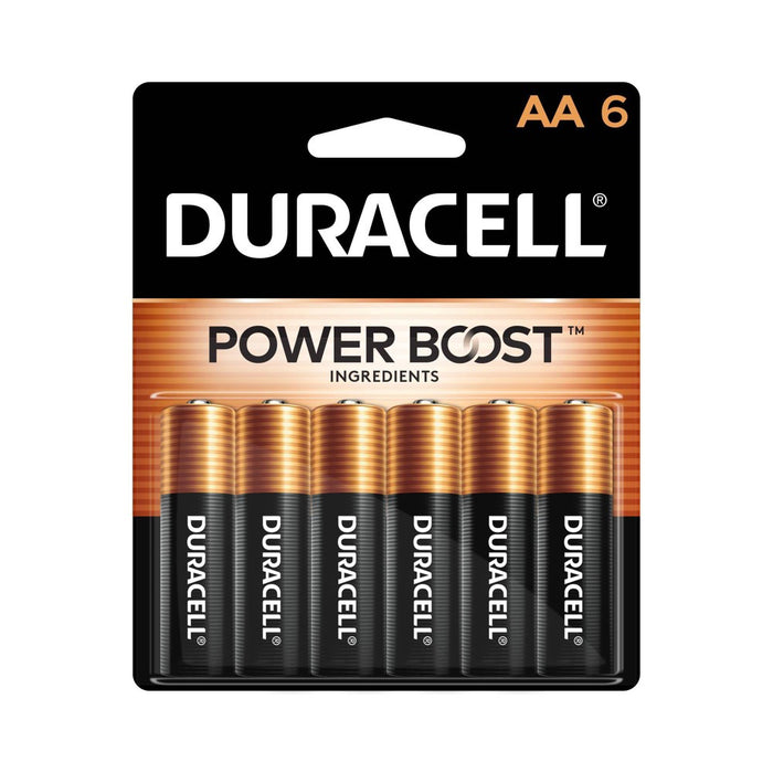 Duracell Coppertop AA Batteries - 6 Pack Alkaline Battery