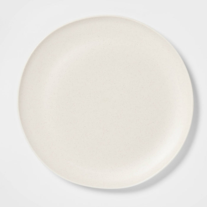 10" Plastic Redington Dinner Plate White - Threshold™