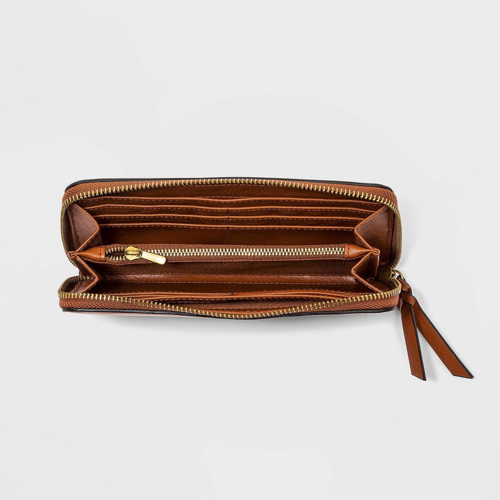 Women's Zip Wallet - Universal Thread™ Brown