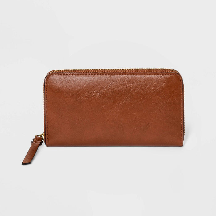 Women's Zip Wallet - Universal Thread™ Brown