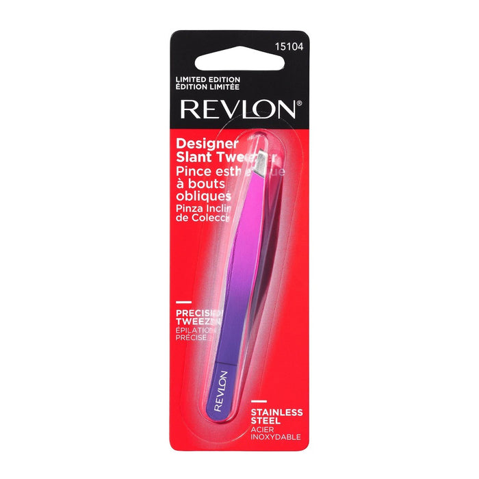 Revlon Slant Tip Tweezer - Purple *NEW & SEALED*