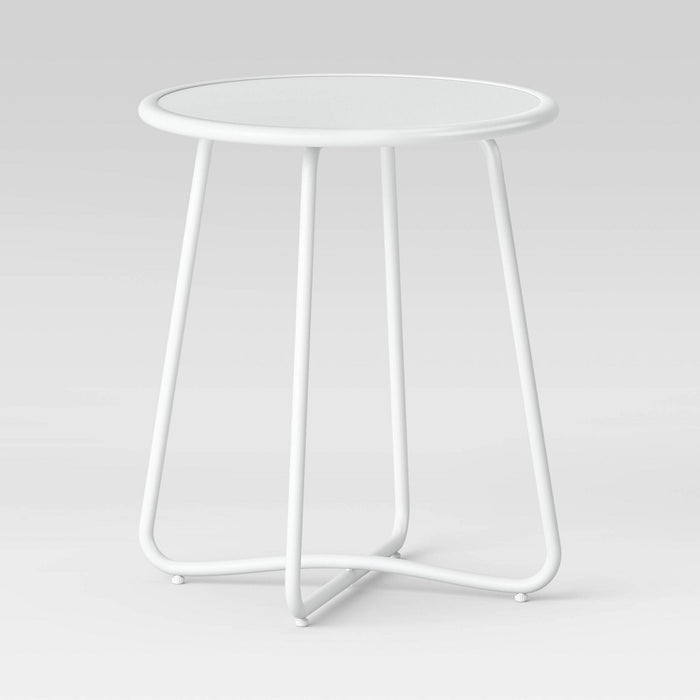 3pc Metal Patio Bistro Set, Outdoor Furniture Set - White - Room Essentials™ (LOCAL PICKUP ONLY)