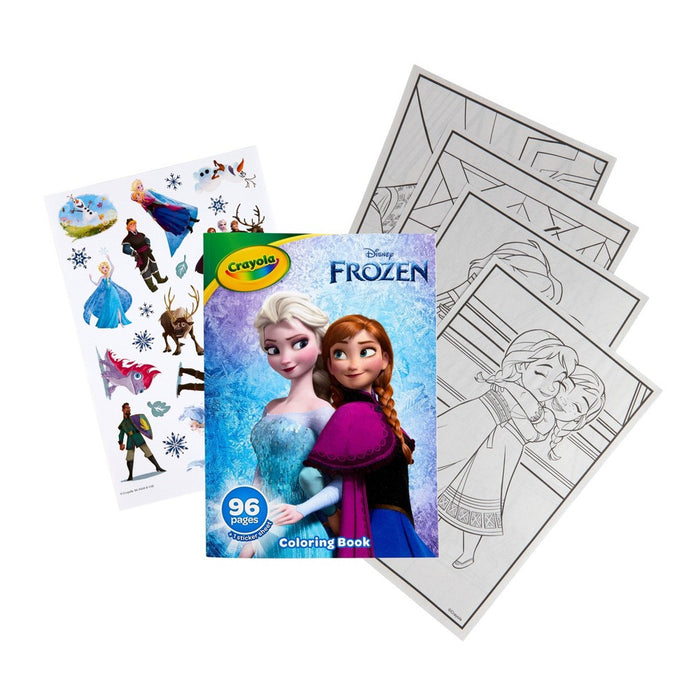 Crayola 96pg Disney Frozen Coloring Book with Sticker Sheet