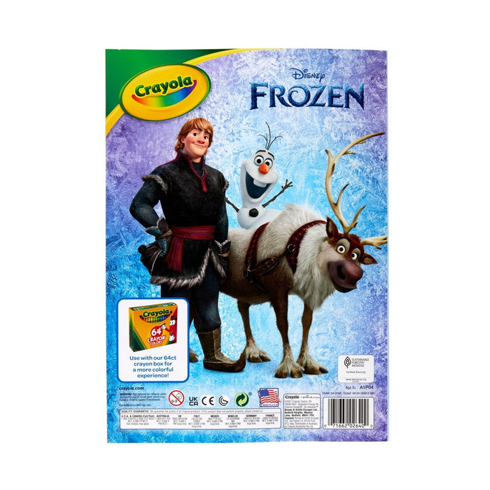 Crayola 96pg Disney Frozen Coloring Book with Sticker Sheet