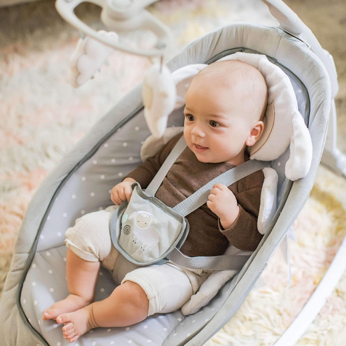 Ingenuity Infant to Toddler Rocker and Baby Bouncer Seat - Cuddle Lamb