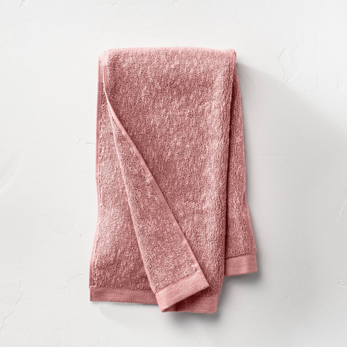 Slub Accent Organic Hand Towel Blush - Casaluna™