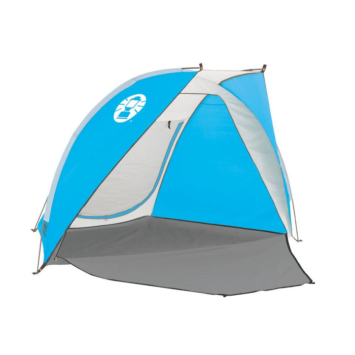 Coleman Beach Shade with 50+ SPF Sun Protection Tent - Blue