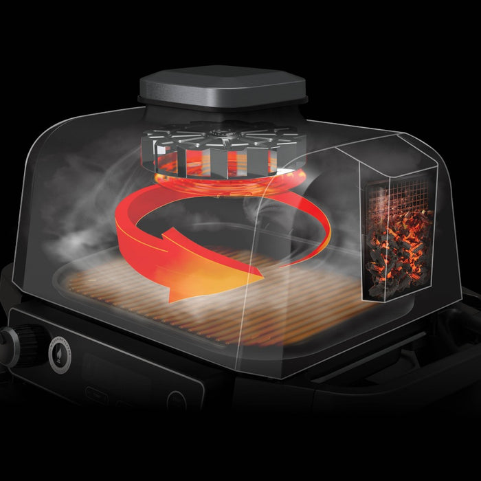 Ninja Woodfire Outdoor Grill & Smoker, 7-in-1 Master Grill, BBQ Smoker and Air Fryer with Woodfire Technology - OG701 (LOCAL PICKUP ONLY)