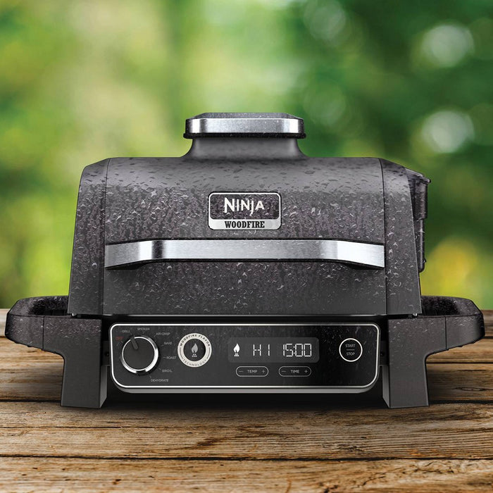 Ninja Woodfire Outdoor Grill & Smoker, 7-in-1 Master Grill, BBQ Smoker and Air Fryer with Woodfire Technology - OG701 (LOCAL PICKUP ONLY)